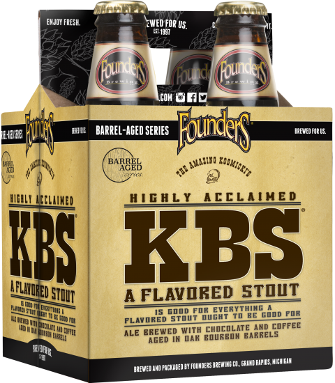 Order Founders Brewing Company KBS 4 Pack Box 12 oz. food online from Village Wine & Spirits store, Ventura on bringmethat.com