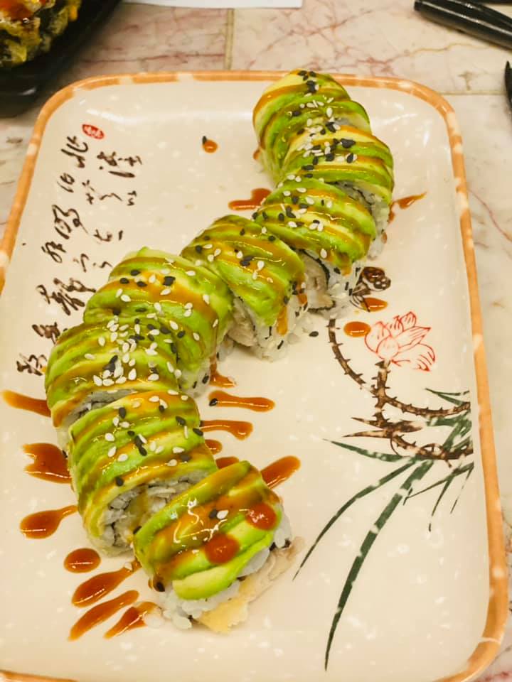 Order Denver Roll + Green Dragon Roll food online from Tengu Sushi store, Newport on bringmethat.com