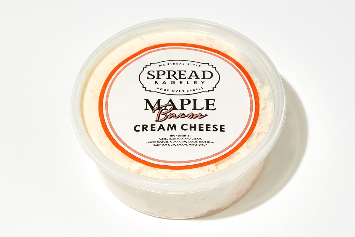 Order Package Maple Bacon Cream Cheese food online from Spread Bagelry store, Philadelphia on bringmethat.com