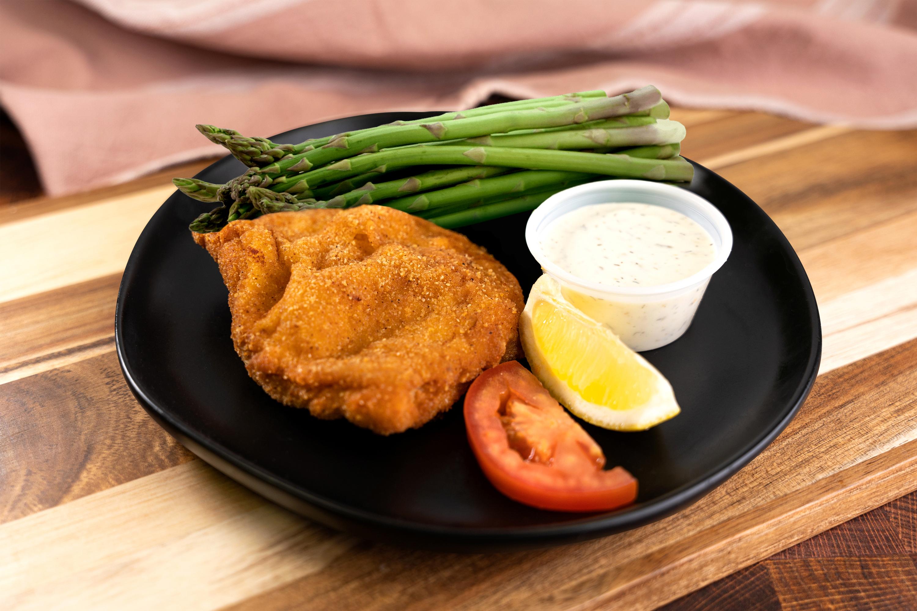 Order Chicken Milanesa with Green Beans food online from Beauty & Beast Bites & Bakery store, Edinburg on bringmethat.com