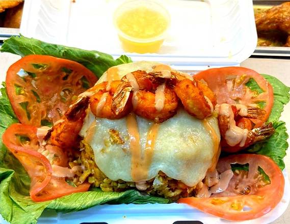 Order Mofongo Camarones food online from Peralta Brentwood Deli Grocery store, Brentwood on bringmethat.com