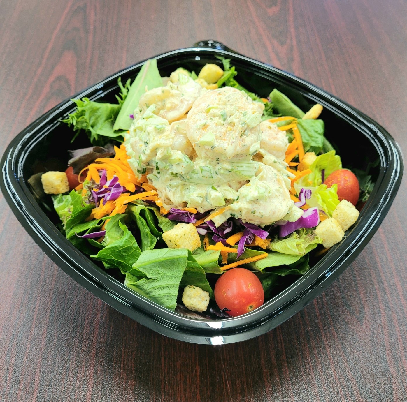 Order Garden Salad w/Shrimp Salad food online from North Point Cafe store, Dundalk on bringmethat.com