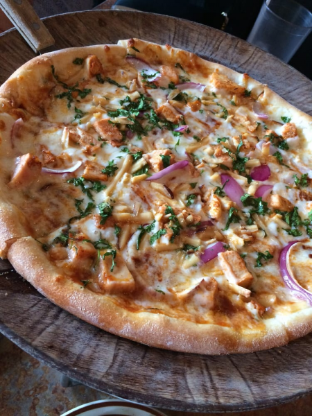 Order Ladous Barbecue Chicken Pizza food online from Caioti Pizza Cafe store, Los Angeles on bringmethat.com