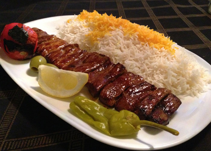 Order Beef Barg Kebab  food online from Pars Persian Cuisine store, Scottsdale on bringmethat.com