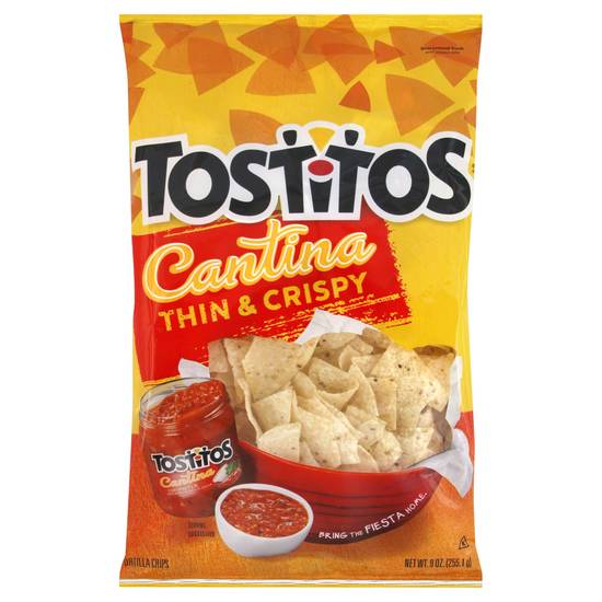 Order Tostitos Cantina Tortilla Chips Thin and Crispy (9 oz) food online from Rite Aid store, Eugene on bringmethat.com