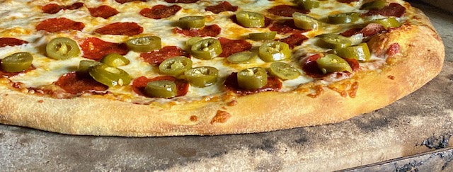 Order Pep Jalapeno Pizza  food online from Brik Oven Pizzeria store, San Francisco on bringmethat.com
