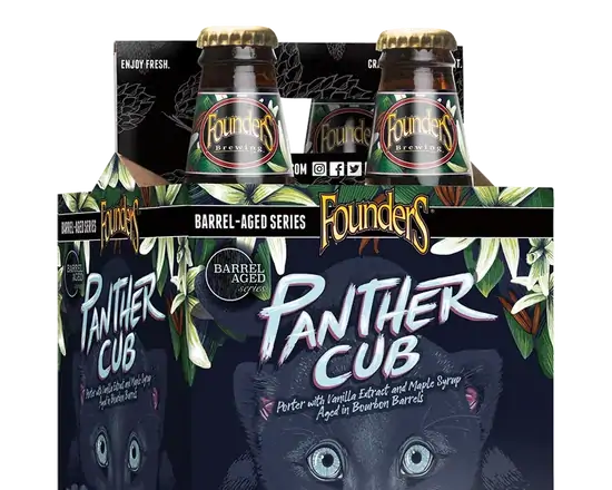 Order Founders Panther Cub 9.2 % abv  4pk-12oz Bottle food online from Sousa Wines & Liquors store, Mountain View on bringmethat.com