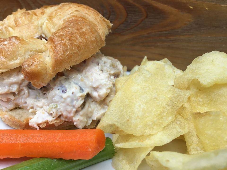 Order Chicken Salad Croissant Sandwich food online from Jj Barbecue Of Columbia store, Columbia on bringmethat.com