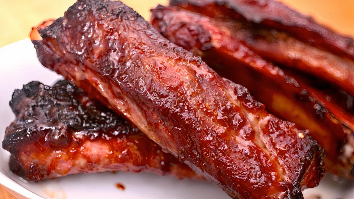 Order A15. Bar-B-Q Spare Long Ribs food online from No 1 Kitchen store, Trenton on bringmethat.com