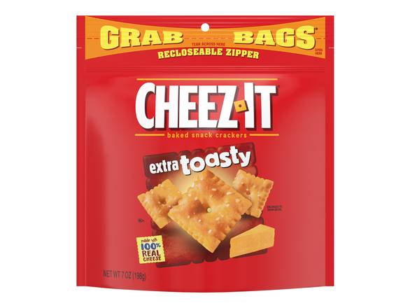Order Cheez-It Baked Snack Crackers Extra Toasty food online from Exxon Food Mart store, Port Huron on bringmethat.com