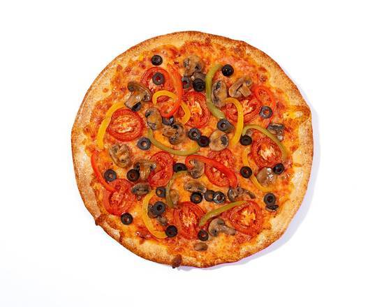 Order Out of This World Veggie Pizza food online from Mothership Pizza store, Elkhorn on bringmethat.com