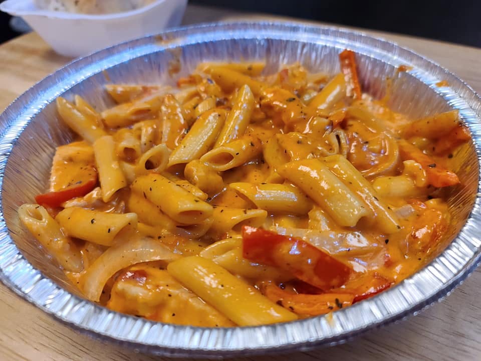 Order Pollo ala Penne - Feeds 4 People food online from Florio Italian Restaurant & Grille store, Lincoln on bringmethat.com