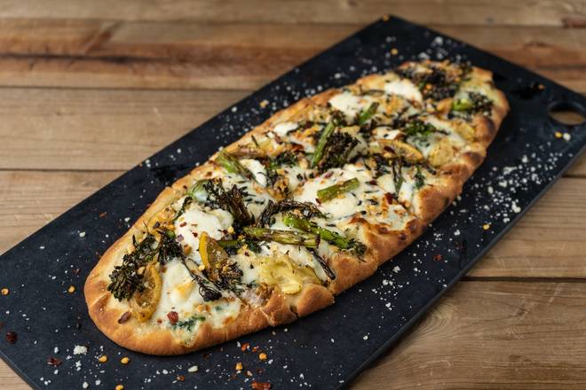 Order Roasted Veggie Flatbread food online from Bar Louie store, Chicago on bringmethat.com