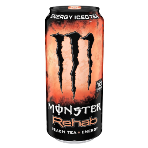 Order Monster Rehab Peach Tea Energy 15.5oz food online from 7-Eleven store, North Wales on bringmethat.com