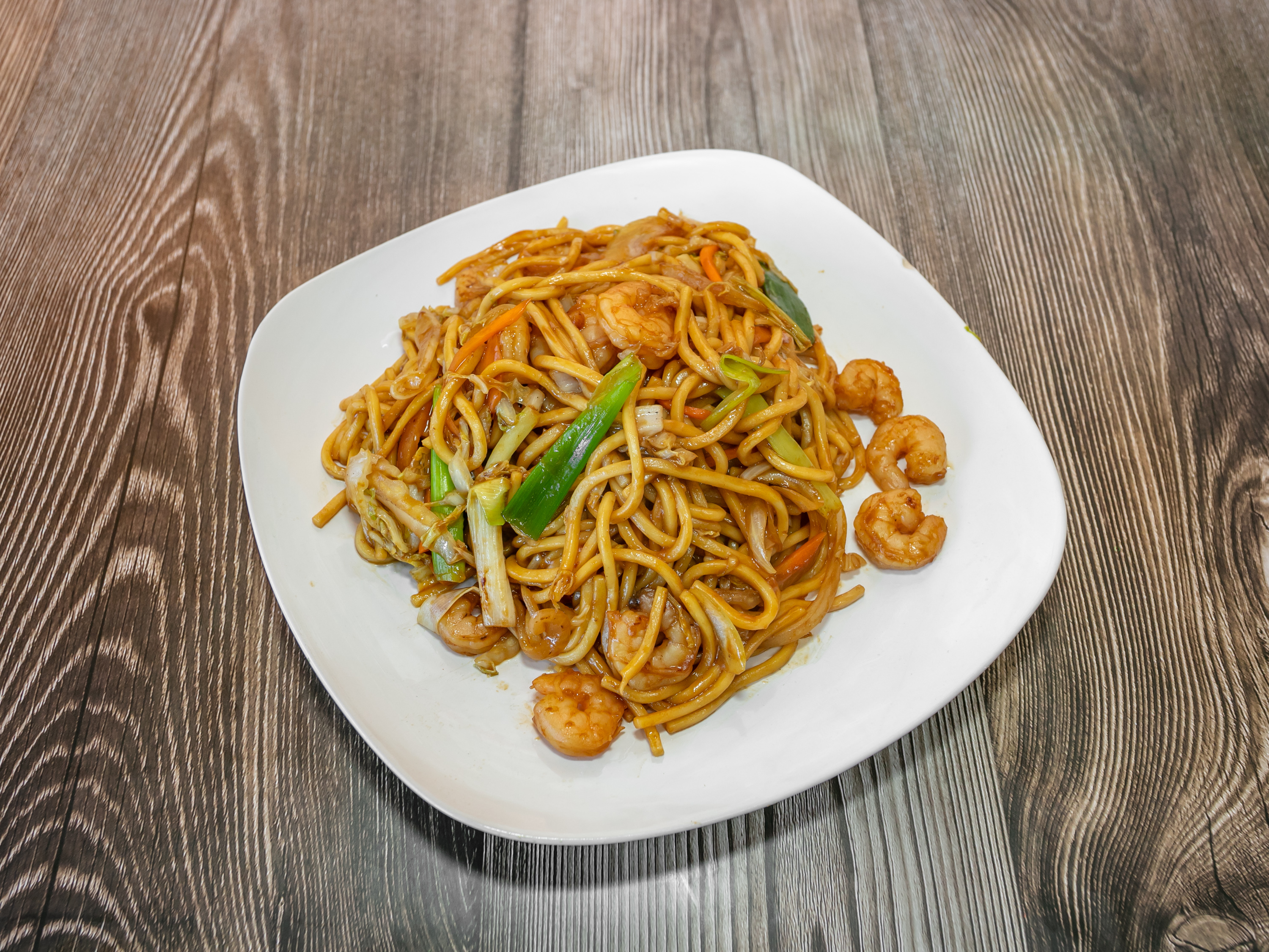 Order 40. Shrimp Lo Mein food online from Suxian Asian store, Tucker on bringmethat.com