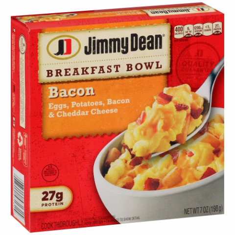 Order Jimmy Dean Bacon Breakfast Bowl 7oz food online from 7-Eleven store, Bakersfield on bringmethat.com