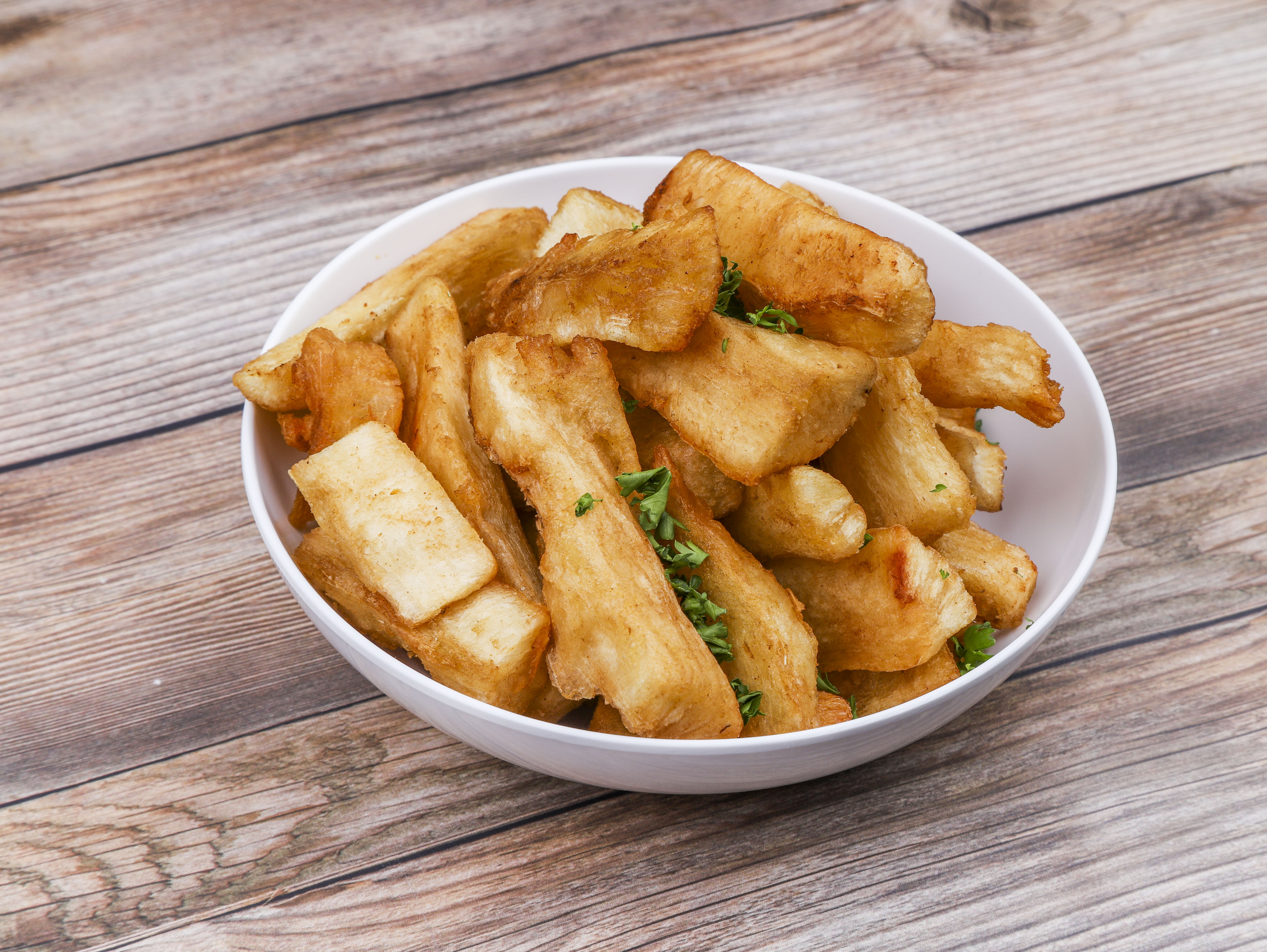 Order Fried Yuca food online from Pio Chicken store, Charlotte on bringmethat.com