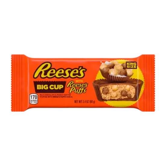 Order Reese's Big Cup w/ Reese's Puffs - King Size food online from IV Deli Mart store, Goleta on bringmethat.com