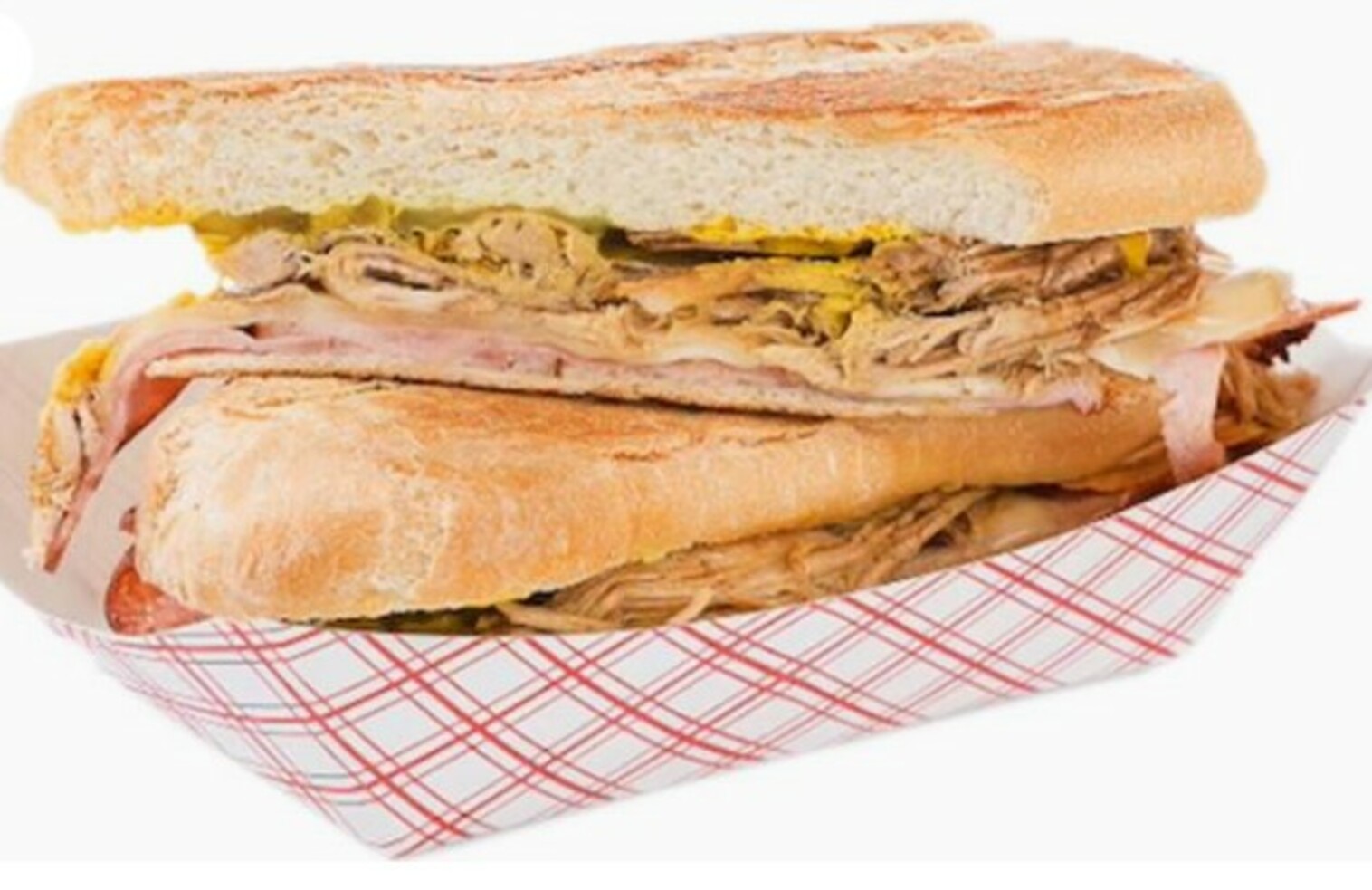 Order Cuban Sandwich food online from Tropical Grille store, Clemson on bringmethat.com
