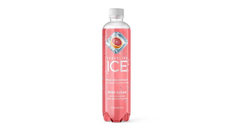 Order Sparkling Ice Naturally Flavored Sparkling Water, Pink Grapefruit food online from Trumbull Mobil store, Trumbull on bringmethat.com