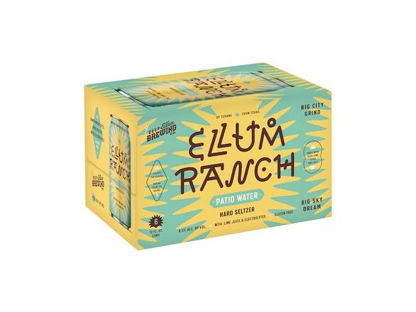 Order Deep Ellum Ellum Ranch Patio Water Hard Seltzer - 6x 12oz Cans food online from Liquor Cabinet store, Houston on bringmethat.com