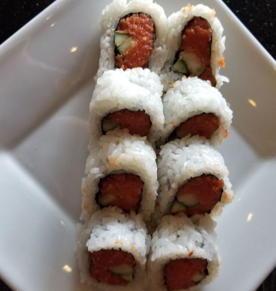 Order Spicy Tuna Roll food online from Oki Doki Roll & Sushi store, Brea on bringmethat.com