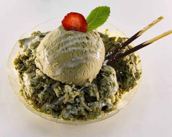 Order Matcha shaved ice food online from Cafe Bench store, Flushing on bringmethat.com