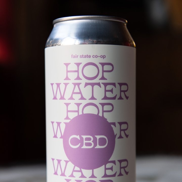 Order Fair State Brewing Co-op CBD Hop Water food online from Dimo's Pizza store, Chicago on bringmethat.com