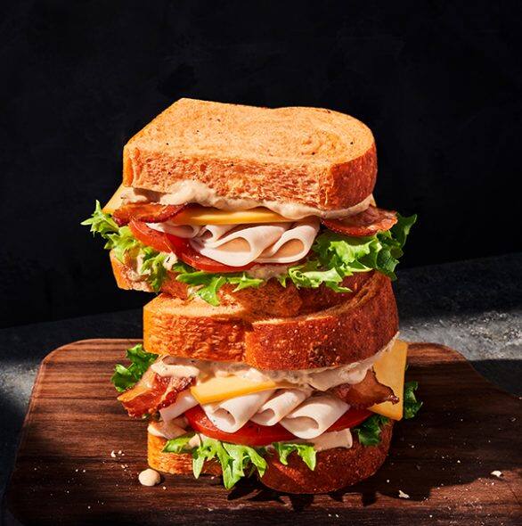 Order Bacon Turkey Bravo Sandwich food online from Panera store, Fresno on bringmethat.com