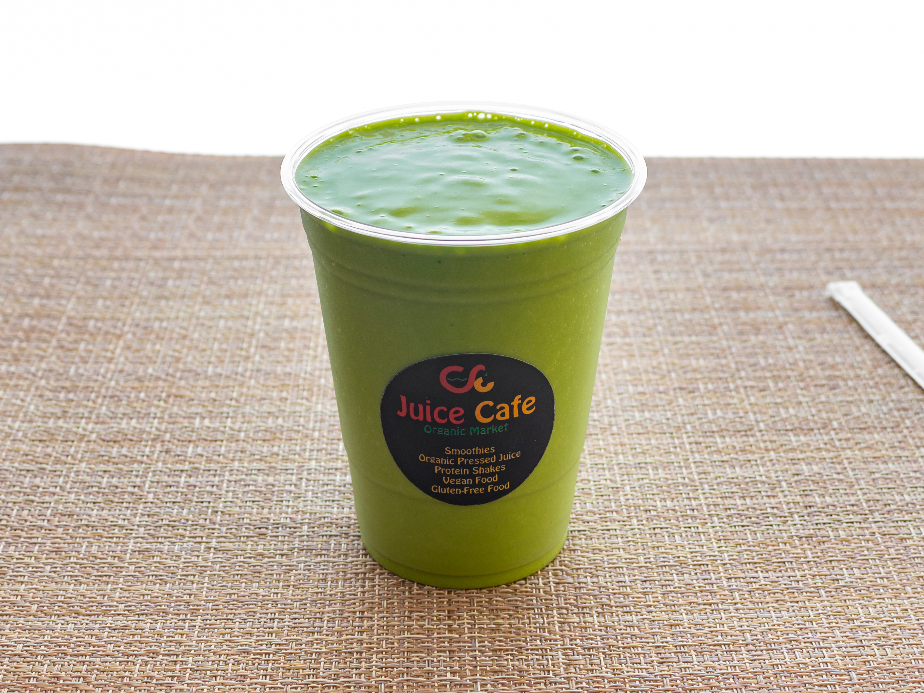 Order Mango Green Smoothie food online from Juice Cafe Organic Market store, Hackensack on bringmethat.com