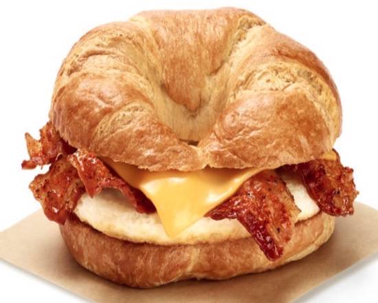 Order Bacon, Egg and Cheese Croissant food online from Twisty Donuts store, Mansfield on bringmethat.com