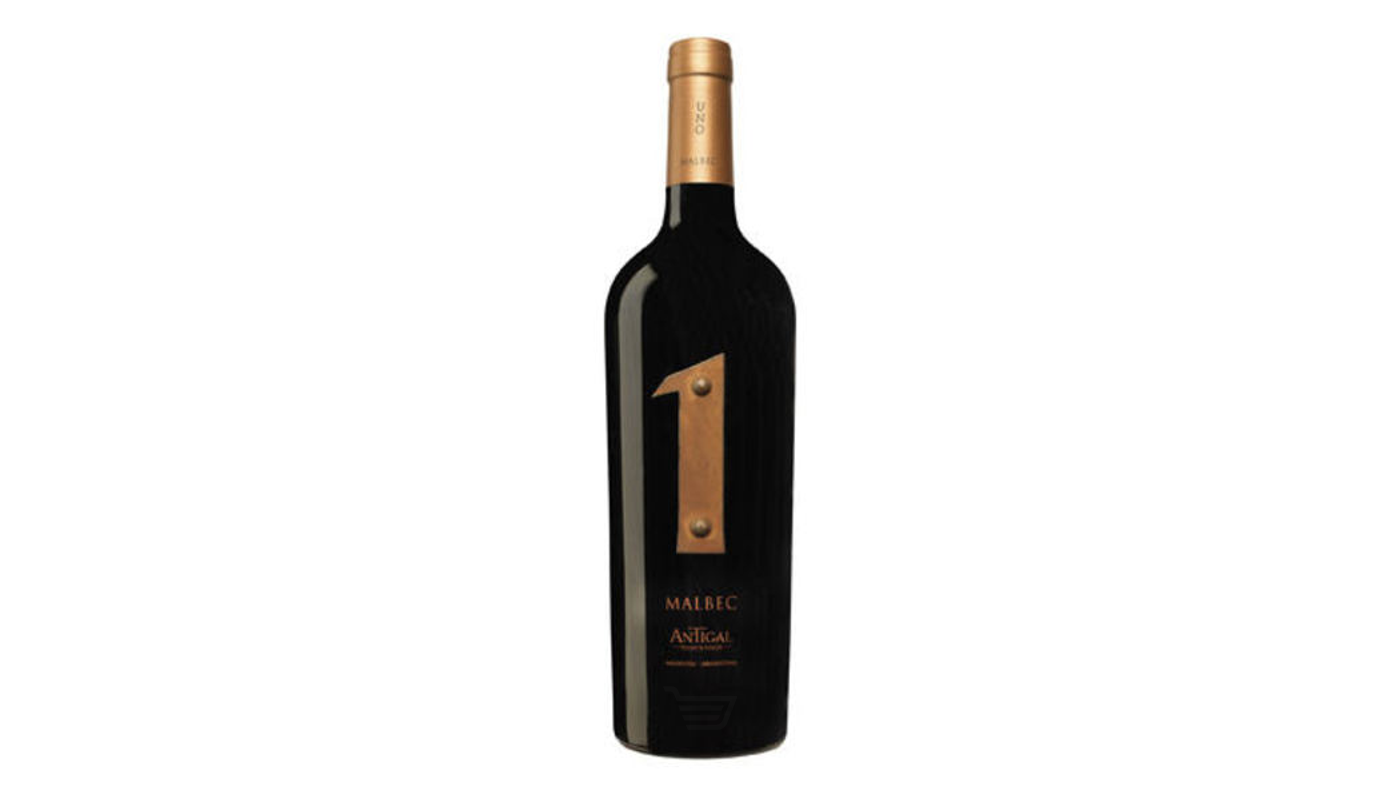 Order Antigal Uno Malbec 750mL food online from Golden Rule Liquor store, West Hollywood on bringmethat.com