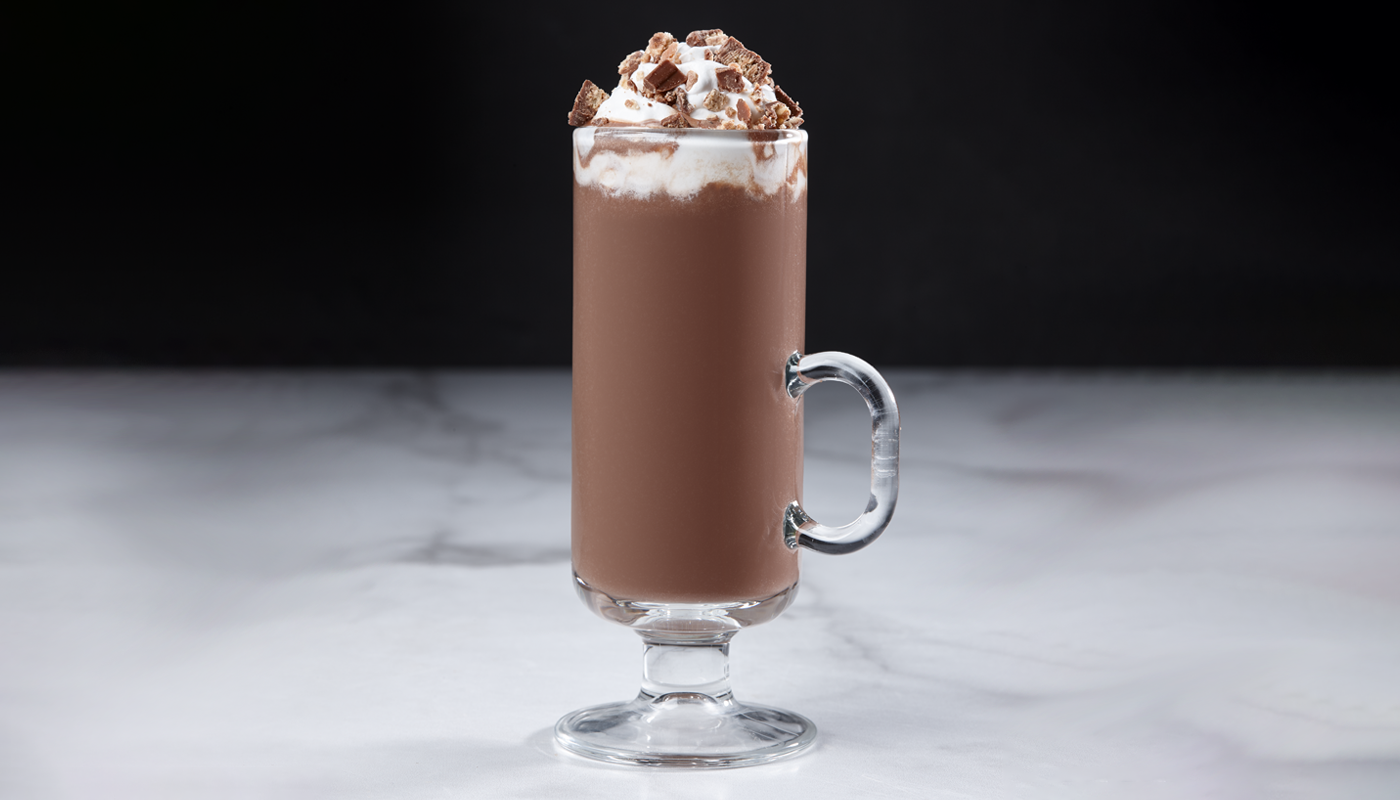Order Loaded Peanut Butter Hot Chocolate Small food online from Quickchek store, South Bound Brook on bringmethat.com