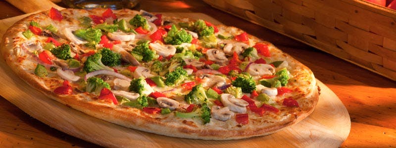 Order Vegetarian Pizza - Medium 14" food online from Antonio Pizza store, Peekskill on bringmethat.com