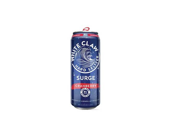 Order White Claw Surge Cranberry 19.2oz food online from Chevron Extramile store, Stockton on bringmethat.com