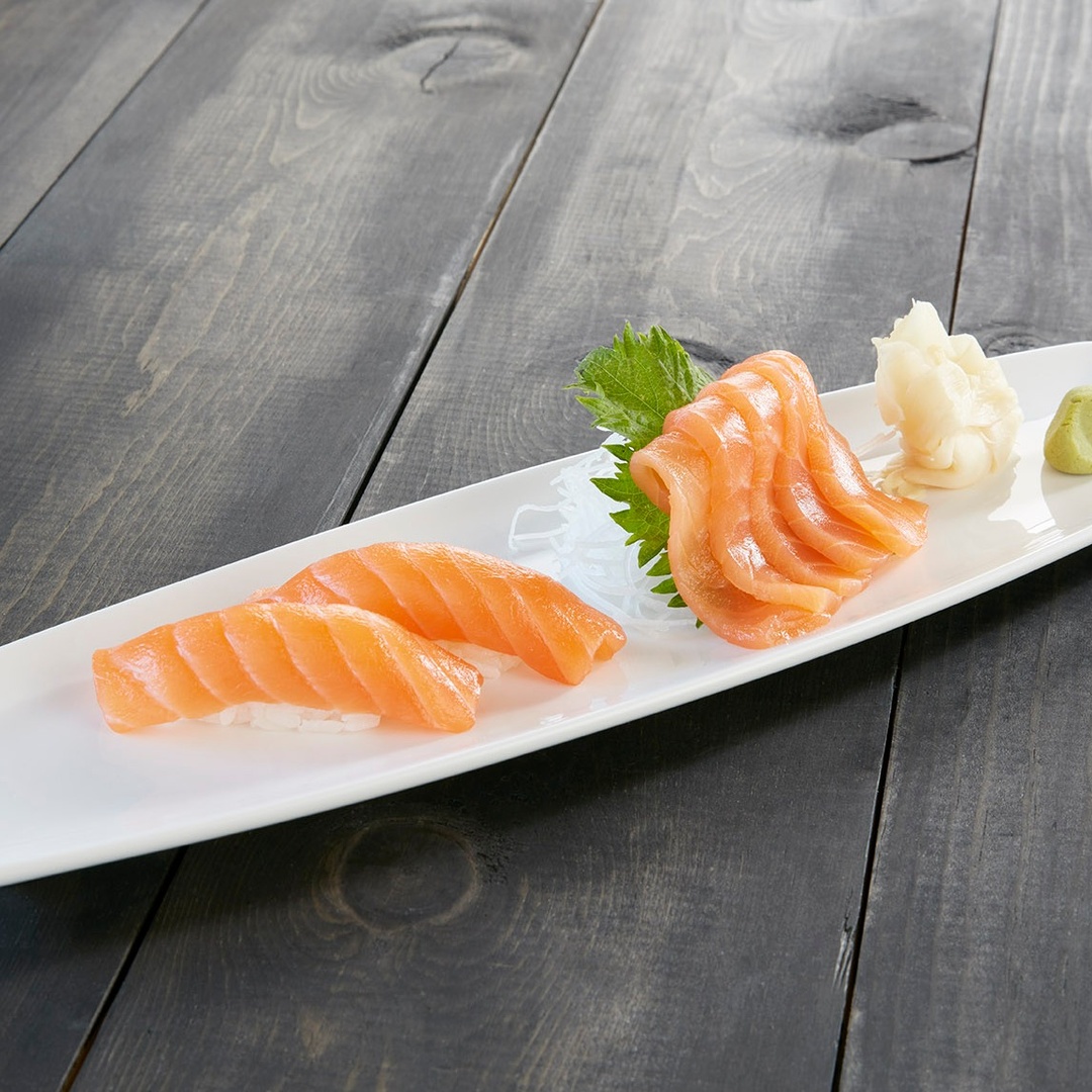 Order Salmon (sashimi) food online from Kona Grill store, Eden Prairie on bringmethat.com
