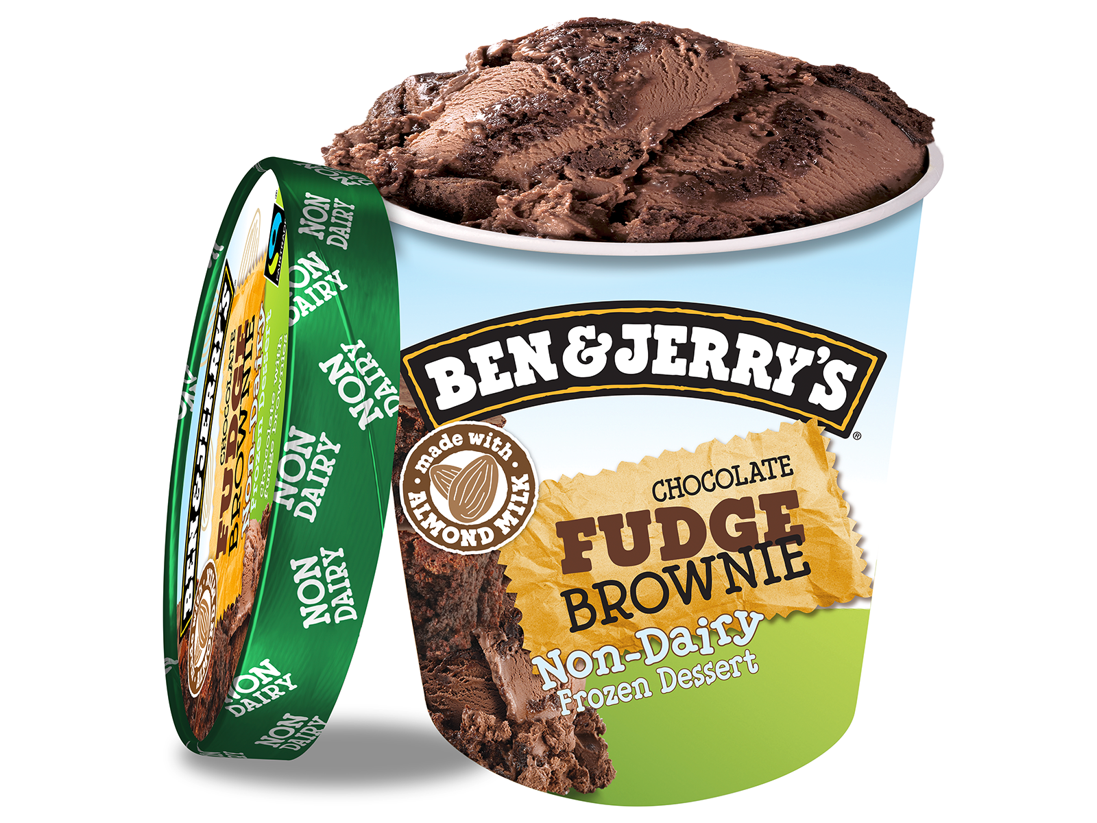 Order Ben & Jerry's Non-Dairy Chocolate Fudge Brownie food online from The Ice Cream Shop store, Boulder on bringmethat.com
