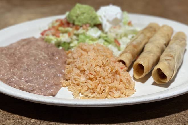 Order Flautas Plate food online from Mariana's Kitchen store, Austin on bringmethat.com