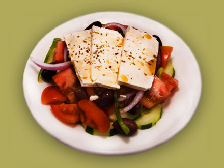 Order Village Salad food online from Troy Greek Restaurant store, San Diego on bringmethat.com