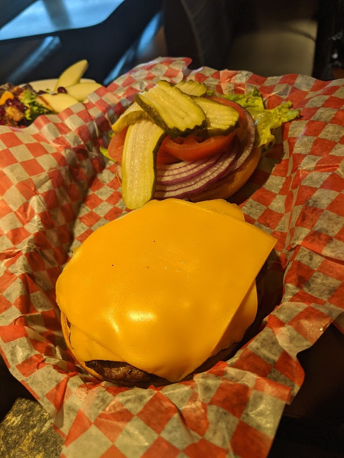 Order Classic Cheeseburger food online from Slatts Pub store, Cincinnati on bringmethat.com
