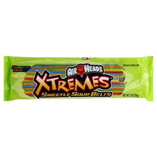 Order AirHeads Sweetly Sour Belts Rainbow Berry (3 oz) food online from Rite Aid store, Eugene on bringmethat.com