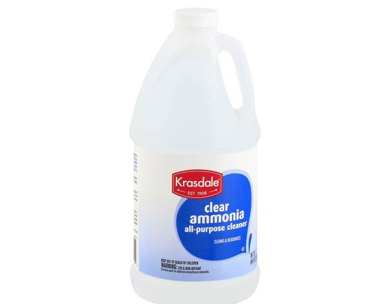 Order Krasdale Clear Ammonia (64 oz) food online from Ctown Supermarkets store, Uniondale on bringmethat.com