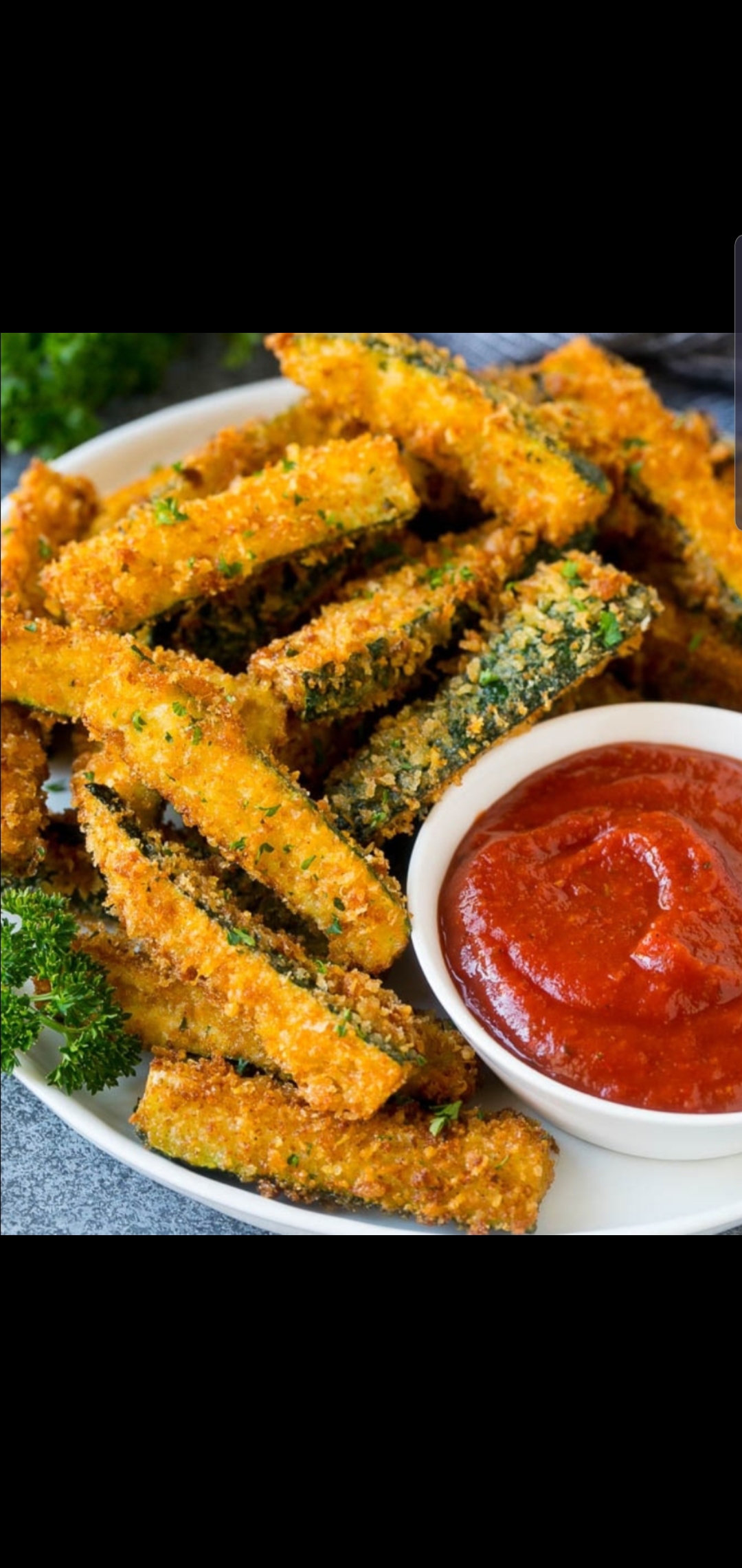Order 10 Pieces Breaded Zucchini Sticks  food online from Bedford gourmet food store, Brooklyn on bringmethat.com