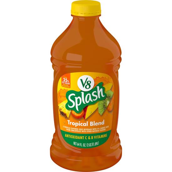 Order V8 Splash Tropical Fruit Blend Flavored Juice Beverage, 64 FL OZ Bottle food online from Cvs store, Milford on bringmethat.com