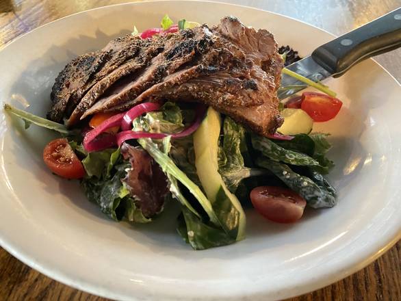 Order Black n Blue Steak Salad food online from Rhodeside Grill store, Arlington on bringmethat.com