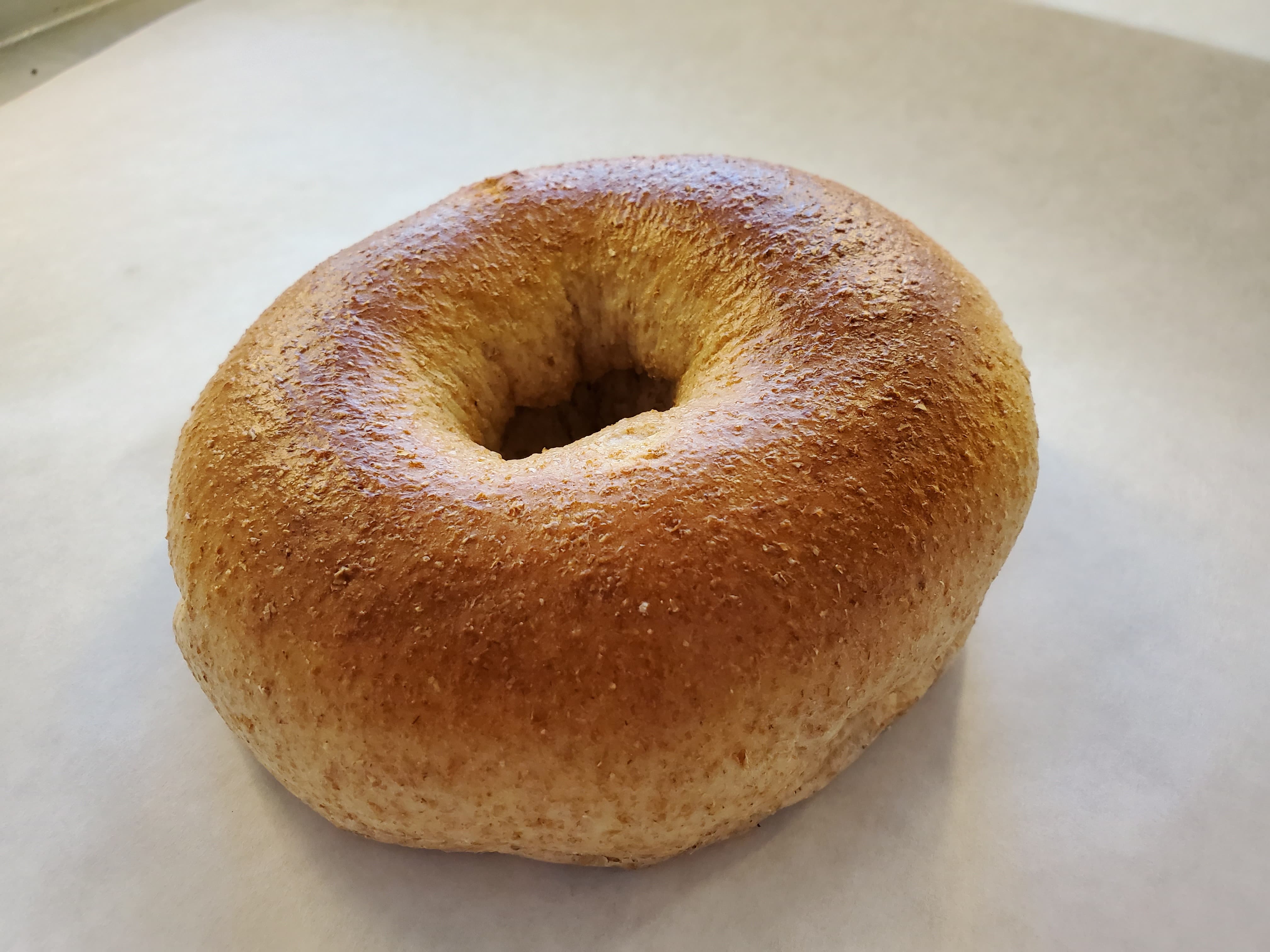 Order Wheat Bagel toasted cream cheese food online from Honey Donuts store, Crowley on bringmethat.com