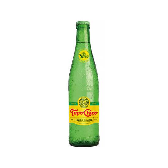 Order Topo Chico Mineral Water Hint of Lime-12oz food online from Pink Dot store, Santa Clara on bringmethat.com