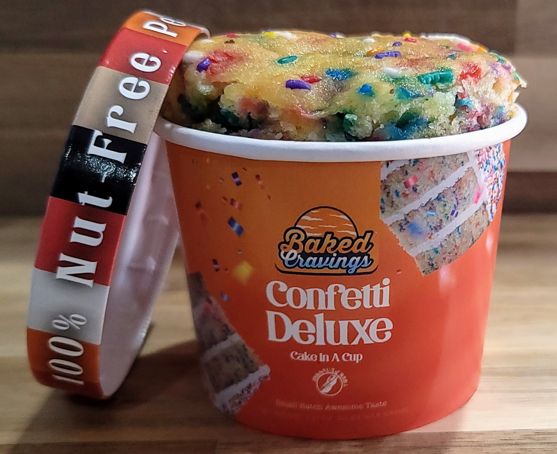 Order Confetti Deluxe Cupcakes in a Cup 8oz food online from Baked Cravings store, New York on bringmethat.com