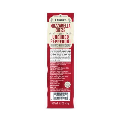 Order 7-Select Wrap Stick Pepperoni Mozzarella 1.5oz food online from 7-Eleven store, DeBary on bringmethat.com