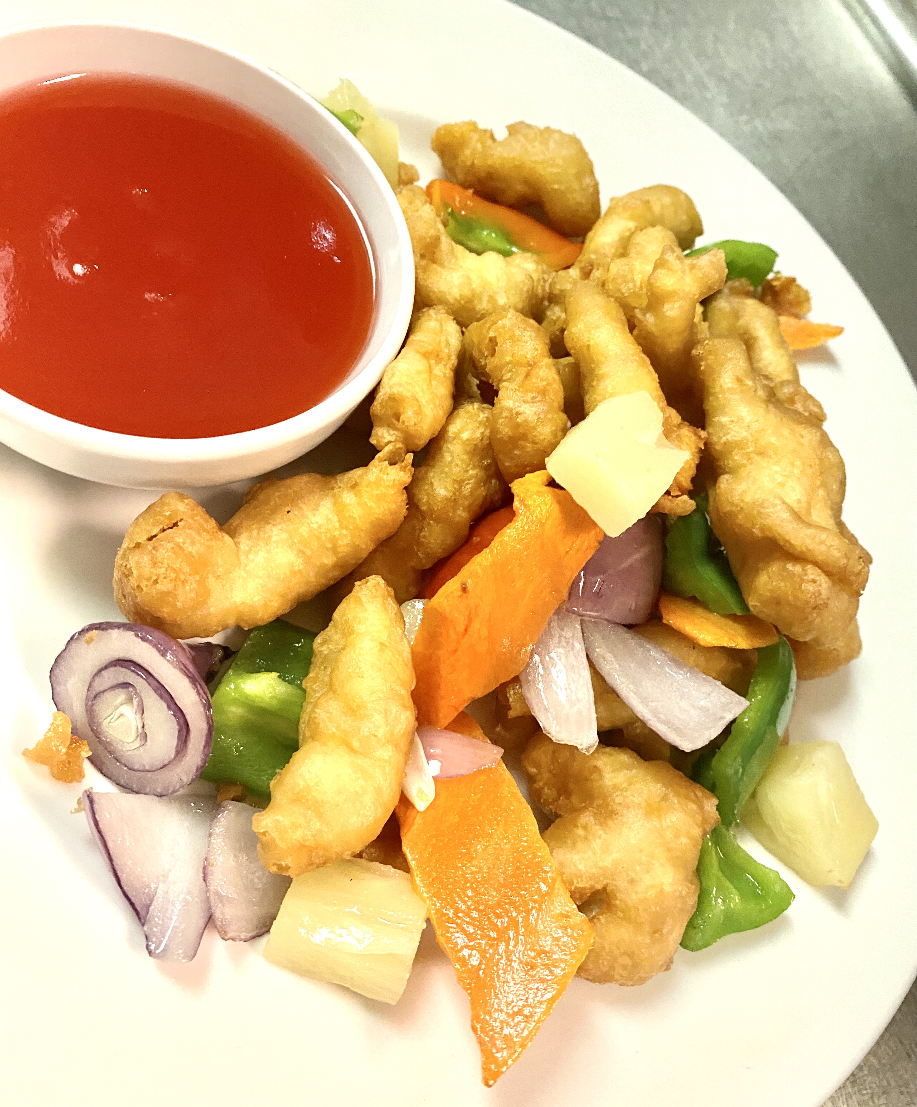Order Sweet and Sour Chicken Dinner food online from 101 Asian Fusion store, Denver on bringmethat.com